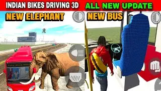 ALL NEW UPDATE NEW BUS + ELEPHANT | Funny Gameplay Indian Bikes Driving 3d 🤣🤣