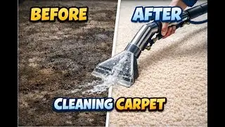EXTREMELY DIRTY Carpet Cleaning 😱 | Satisfying Before & After #satisfying #cleaning #satisfyingvideo