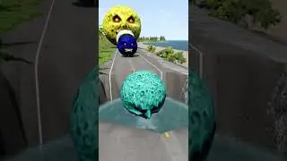 Mixed Color Small to Giant vs Unfinished Road #7 &ndash; BeamNG.drive #beamngdrive #automobile #usa #beam