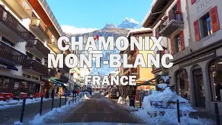 Chamonix- Mont-Blanc, France - Driving Tour 4K