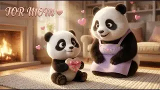 Mimo Makes a Gift for Mom 💜 | Sweet Panda Story | Kids Animation