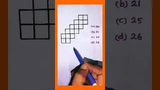 counting squares | counting figures reasoning #maths #figurecounting #countingfigures #rrb #ssc