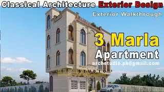 Apartment Building | 3 marla apartment | 3d visualization