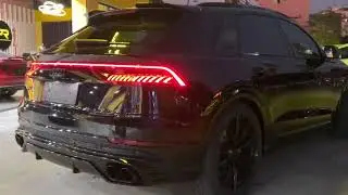 AUDI Q8 3.0T With RES Racing Exhaust Titanium  Valvetronic Catback System！