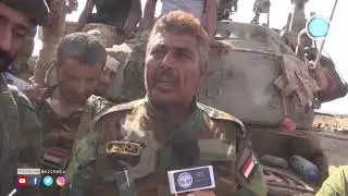 العميد صالح السيد يزور جبهات القتال في محافظة أبين