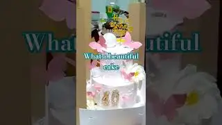 Beautiful layered Pink cake #asmr #short  #cake #layeredcake