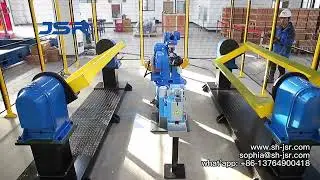 Robot welding workcell &mdash; Welding two working position single axis positioner workstation