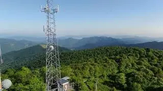 DJI Drone Test Frying Pan Mountain Lookout Tower