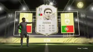Eus&eacute;bio 89 in a pack | FIFA 21 Base Icon pack |