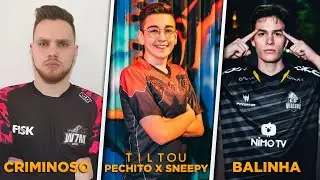 ziG zuando o Lagonis, Herdsz pinando e dando TK, Pechito tiltando com o Sneepy, Aguiar de hack
