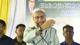 Highlights: Barrister Asaduddin Owaisi addressed a public meeting in Hubli, Karnataka last night.