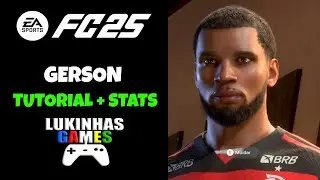 EA FC 25 | Gerson | Flamengo | stats | pro clubs | tutorial | look alike | how to create