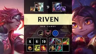 Riven ADC vs Tristana - EUW Grandmaster Patch 25.08