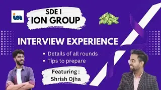ION Group Interview Experience | Intern + Full-Time | SDE | 2023  #placements