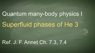 27. Сверхтекучие фазы He 3