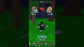 Nightcrawler Vs Shadow Dagger ⚔️ in 99 Nights #shorts #roblox #99nightintheforest  #99nights