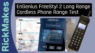 EnGenius FreeStyl 2 Long Range Cordless Phone Range Test