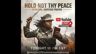 Hold Not Thy Peace: LIVE Spiritual Warfare Prayers | Psalm 109 #Prayer