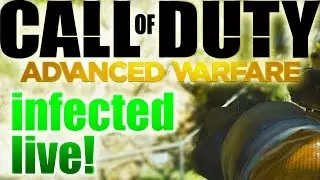 SPIKE DRONE BEASTING - infected live ! #1 w/ JEVVREY (Call of Duty:Advanced Warfare
