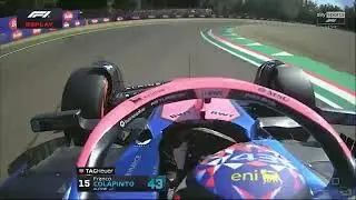 Franco Colapinto sufre duro choque - Imola 2025
