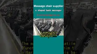 s shaped back massager #leisurechair
