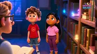 The Library of Living Books 📚✨ | Knowledge Is Power #childrensliterature #moralstoryforkids #disney 