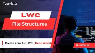 2. Create Your First LWC || LWC File Structure in Salesforce || LWC Hello World Component || SFDC