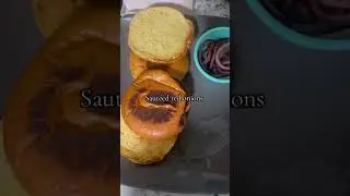 Watch me make a lamb burger #fyp #food