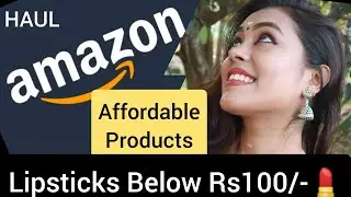 Haul Video|Lipsticks BelowRs100/-|Mytipsmyownstyle|Mithuvigil