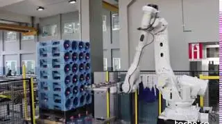 Robotic rack unloader