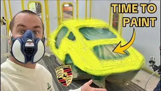 ПОКАЗЫВАЮ ЦВЕТ КРАСКИ ДЛЯ МОЕГО PORSCHE 912 И РАСПЫЛЯЮ ЕГО!
