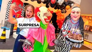 FIZ UMA FESTA SURPRESA PRO PALHAÇO BONZINHO ! * Feliz aniversário 🥳 *
