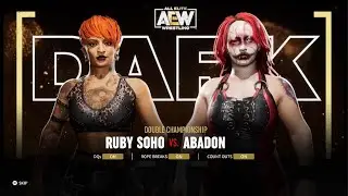 AEW: Fight Forever - Ruby Soho vs. Abadon (Elite difficulty) ps5 Gameplay 