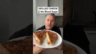 Grilled cheese sandwich and my blood sugar. #grilledcheese #bloodsugar #glucose #insulinresistant1