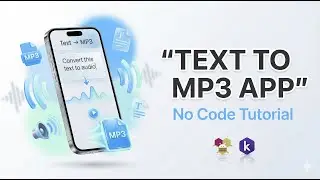 How to Make a Text to MP3 Converter App | No Coding Required