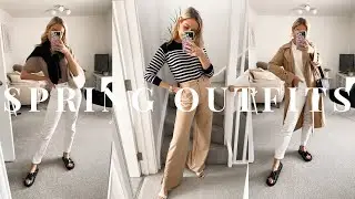 9 SPRING OUTFITS IN 6 MINUTES! | EASY TO WEAR SPRING LOOK BOOK!