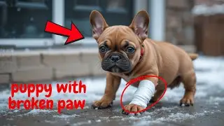 Puppy With Broken Paws Crawls To A Veterinary Clinic &ndash; But What Happens Next Is...