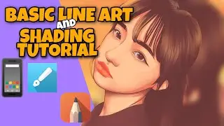 Basic line art and shading vexel tutorial on android | Infinite design and Sketchbook tutorial
