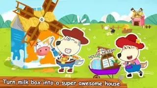 wolfoo pet House design carif game it is kids game and joyfull game.