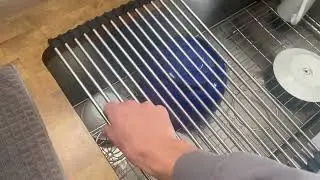 Belgoff Roll Up Dish Drying Rack Review, Such great quality! Can dry dishes, fruits, veggies, etc!