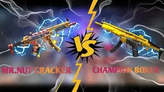 MR. NUT CRACKER MP5 VS CHAMPION BOXER MP5 COMPARISONS IN FREE FIRE