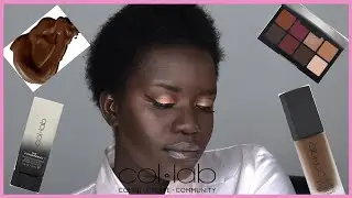 Col-lab Makeup Review I Full Face I MakeUp for Black Women I Guye B TV