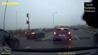 Guy uses his car as a weapon - Bad Drivers of South Yorkshire Compilation