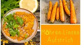 M&ouml;hren-Linsen-Nuss Brotaufstrich / vegan
