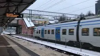 X60B Pendelt&aring;g ankommer till Flemingsberg. Filmat med @hifwillmer1583