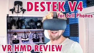 DESTEK V4 MOBILE VR HMD UNBOX & REVIEW 103&deg; FOV (w/Storage Bag)
