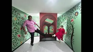 Giant or Dwarf Step into the Ames Room Illusion! 🌀