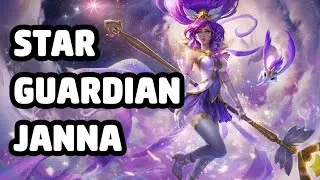 STAR GUARDIAN JANNA SKIN SPOTLIGHT - LEAGUE OF LEGENDS