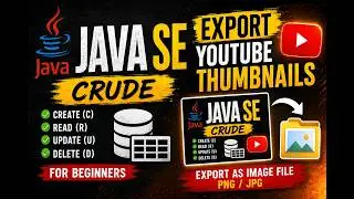 Java SE CRUD & Export (Excel, PDF, PNG) | NetBeans + MySQL Complete Tutorial
