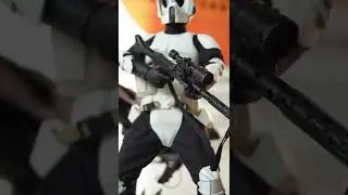 UNBOXING of the Scout Trooper & Speeder Bike Hot toys  #shorts
